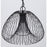 Canarm Stockholm 1 Light 16" Pendant, Black