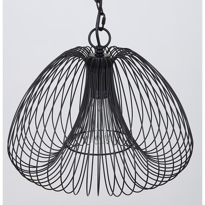 Canarm Stockholm 1 Light 16" Pendant, Black
