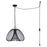 Canarm Stockholm 1 Light 16" Pendant, Black