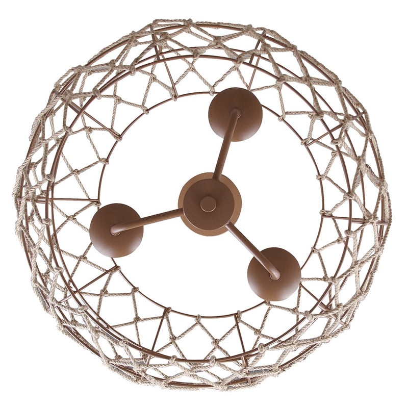 Canarm Aura 3 Light 20" Pendant, Brown