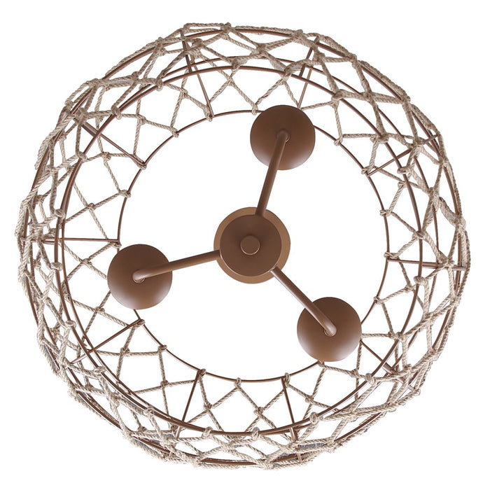 Canarm Aura 3 Light 20" Pendant, Brown