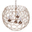 Canarm Aura 3 Light 20" Pendant, Brown