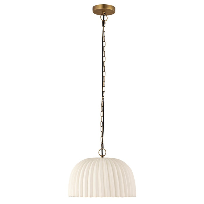 Canarm Audrey 1 Light 15" Pendant, Antique brass