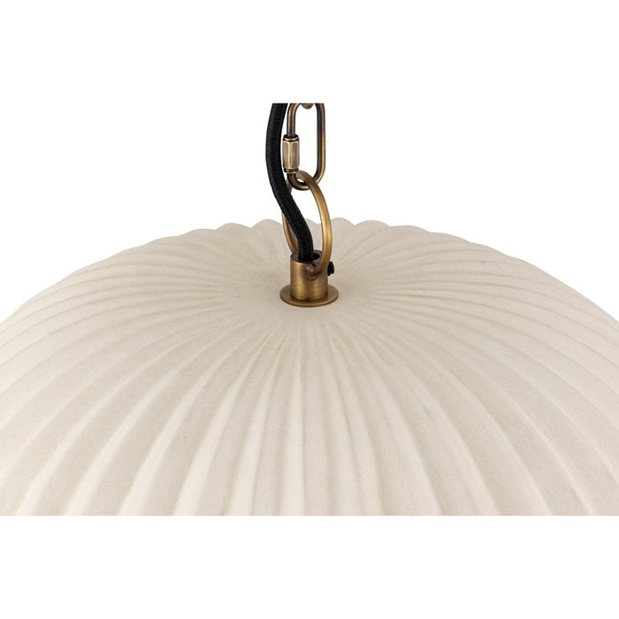 Canarm Audrey 1 Light 15" Pendant, Antique brass