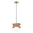 Canarm Kali 1 Light 9.8" Pendant, Black