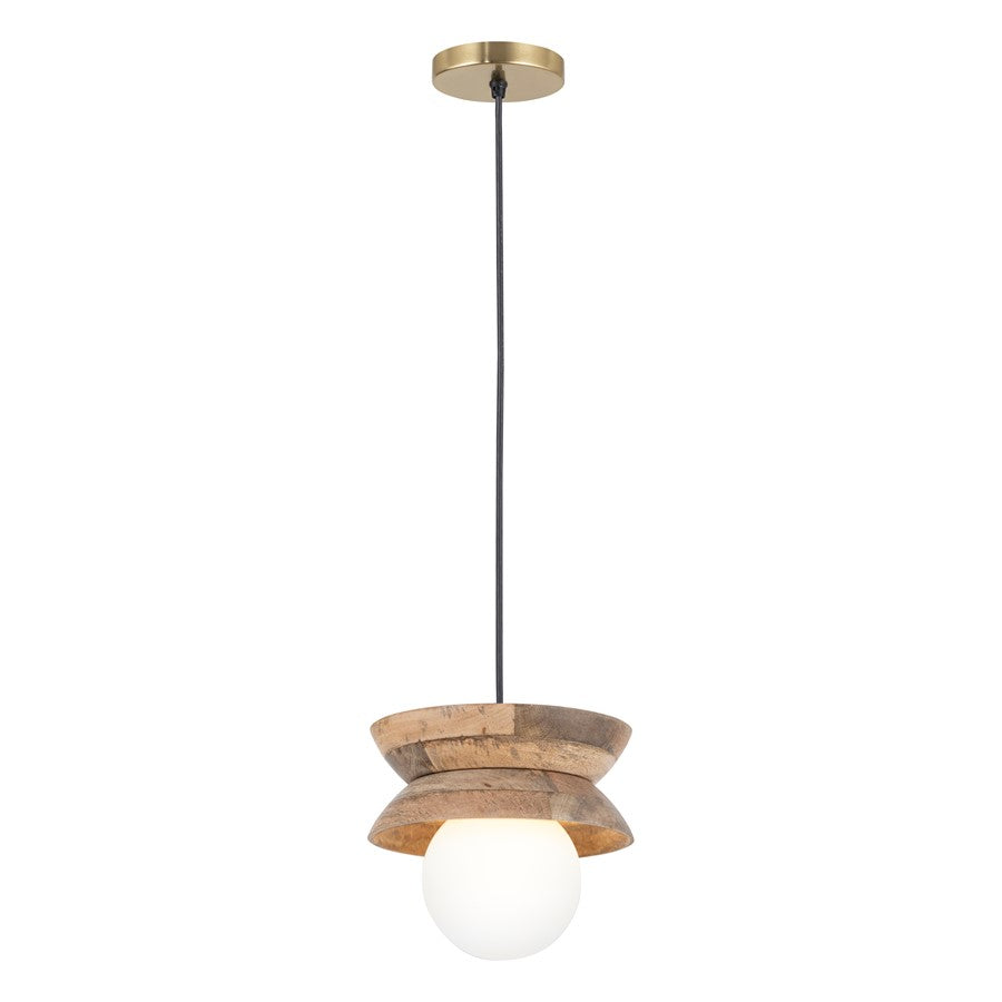 Canarm Kali 1 Light 9.8" Pendant, Black