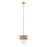 Canarm Kali 1 Light 9.8" Pendant, Black