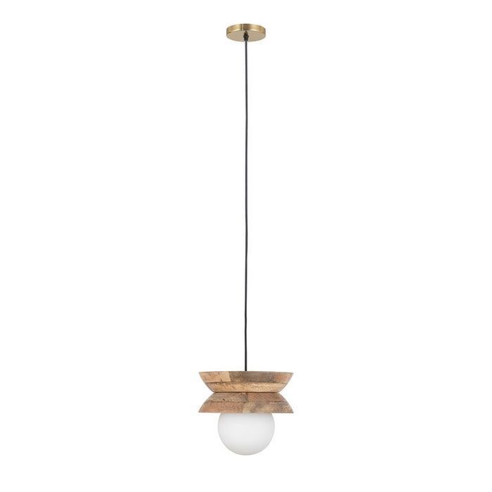 Canarm Kali 1 Light 9.8" Pendant, Black