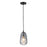 Canarm Eden 1 Light 5.5" Pendant, Matte Black