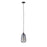 Canarm Eden 1 Light 5.5" Pendant, Matte Black