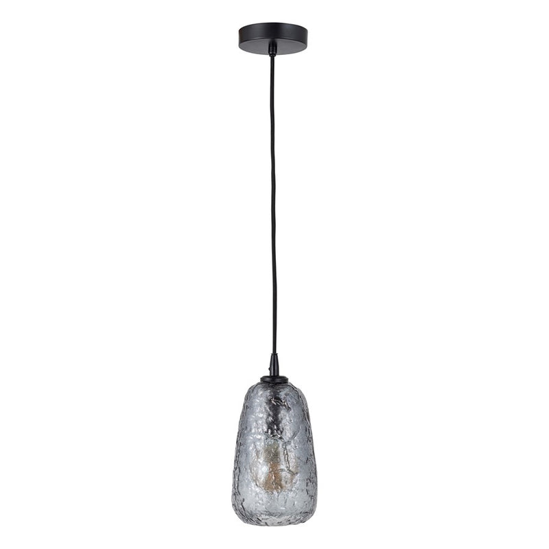 Canarm Eden 1 Light 5.5" Pendant, Matte Black