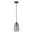 Canarm Eden 1 Light 5.5" Pendant, Matte Black
