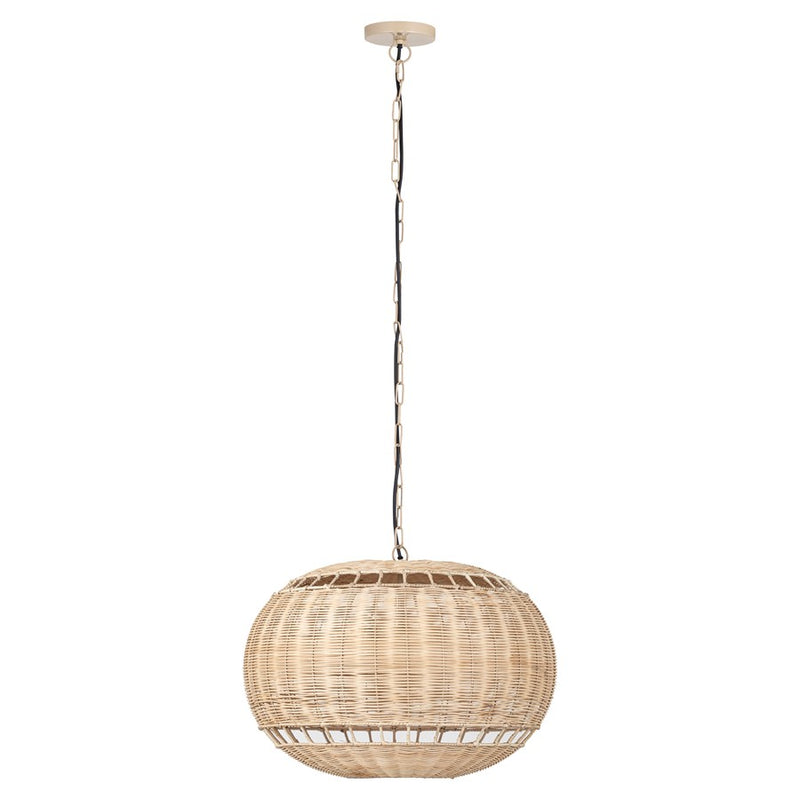 Canarm Sidney 3 Light 23.5" Pendant, Natural