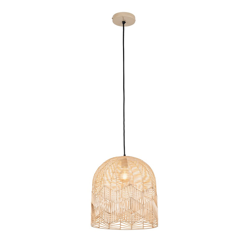 Canarm Indy 1 Light 16" Pendant, Natural