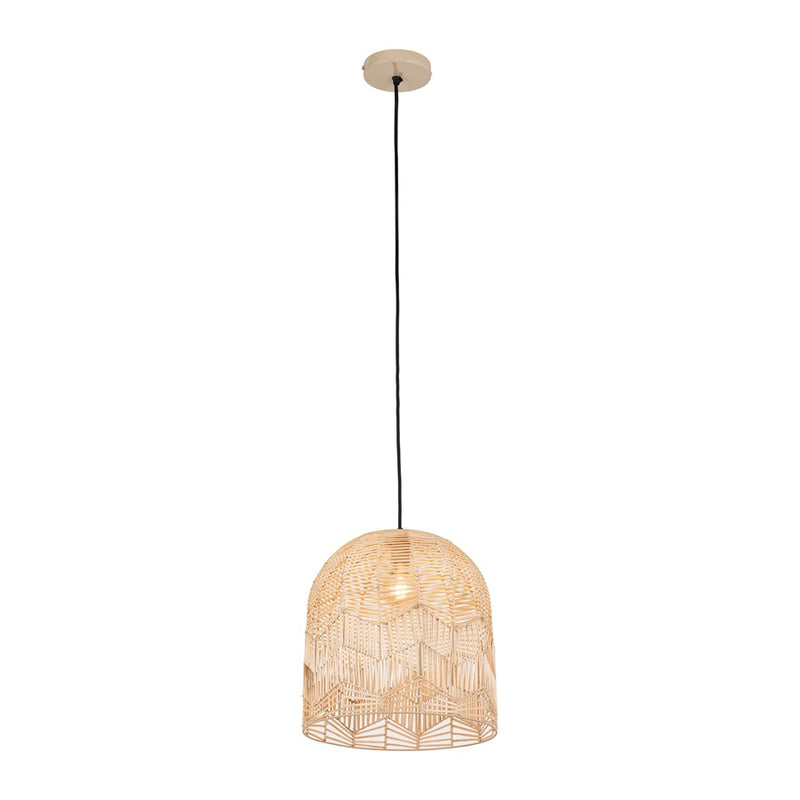 Canarm Indy 1 Light 16" Pendant, Natural