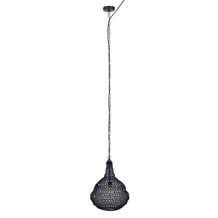Canarm Agra 1 Light 14.5" Swag Pendant, Black