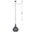 Canarm Agra 1 Light 14.5" Swag Pendant, Black
