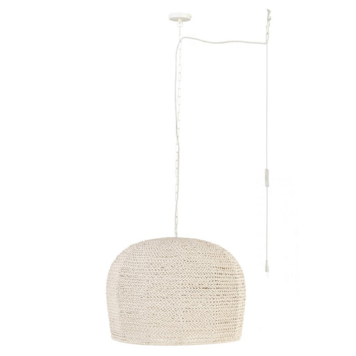 Canarm Kutna 3 Light 26" Swag Pendant, Natural - IPL2179B03NA