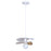 Canarm Elodie 1 Light 13.75" Pendant, Matte White