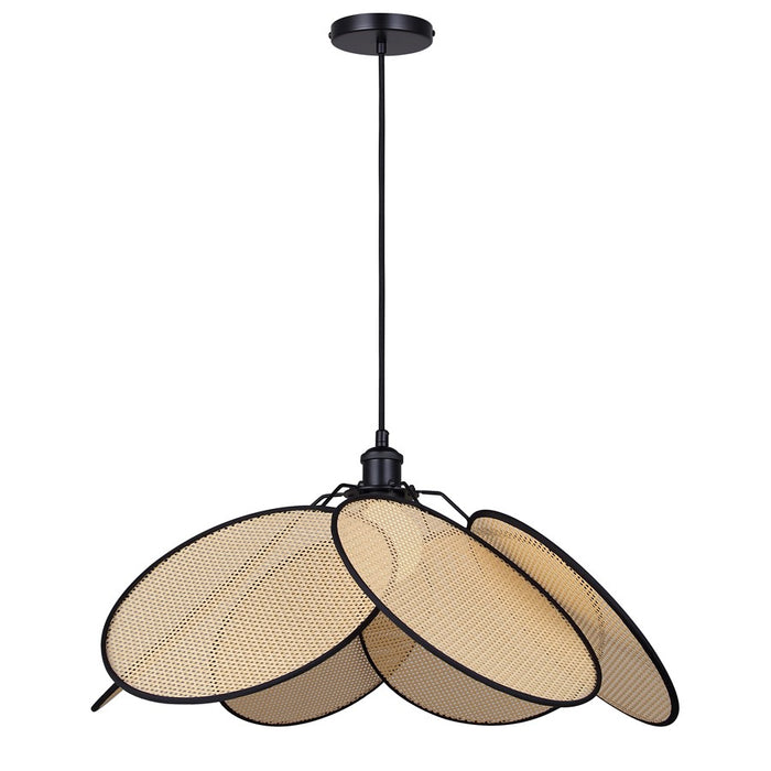 Canarm Madison 1 Light 23.6" Pendant, Matte Black