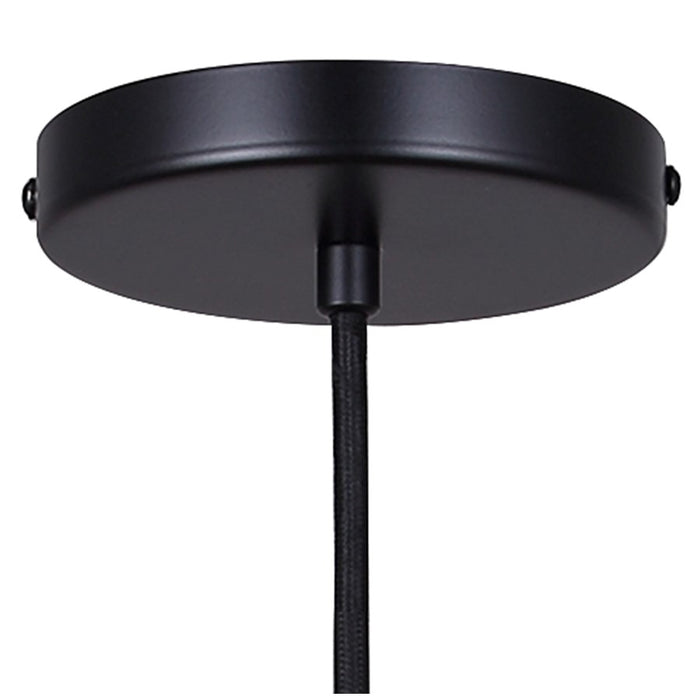 Canarm Madison 1 Light 23.6" Pendant, Matte Black
