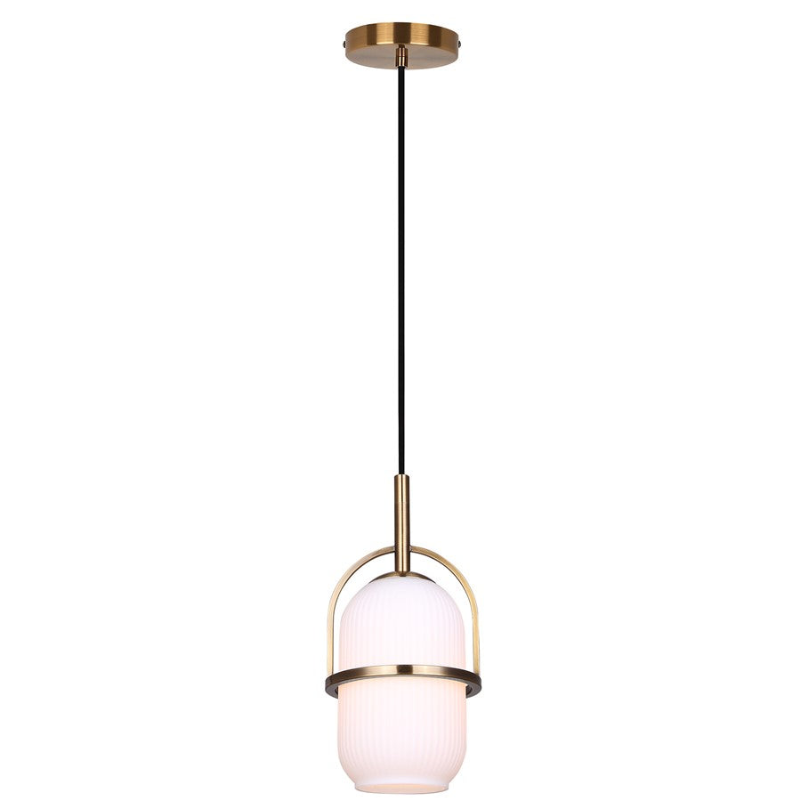 Canarm Eve 1 Light 6" Pendant, Gold - IPL2190B01GD