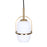 Canarm Eve 1 Light 6" Pendant, Gold