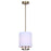 Canarm Bonnie 1 Light 8" Pendant, Gold/Matte White - IPL2191B01GD