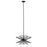 Canarm Channel 1 Light 20" Pendant, Black