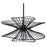 Canarm Channel 1 Light 20" Pendant, Black