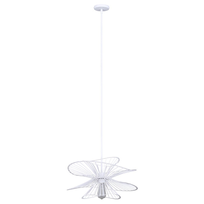 Canarm Channel 1 Light 20" Pendant, White
