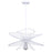 Canarm Channel 1 Light 20" Pendant, White