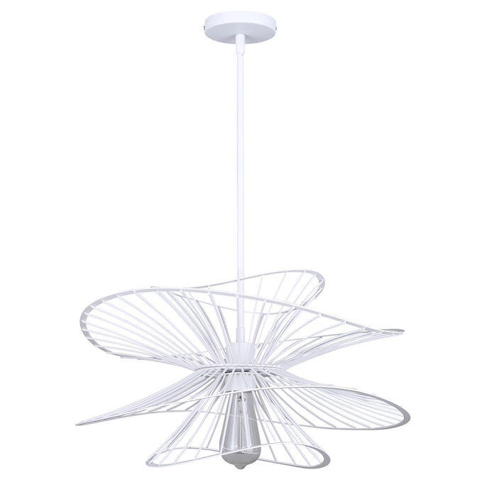 Canarm Channel 1 Light 20" Pendant, White