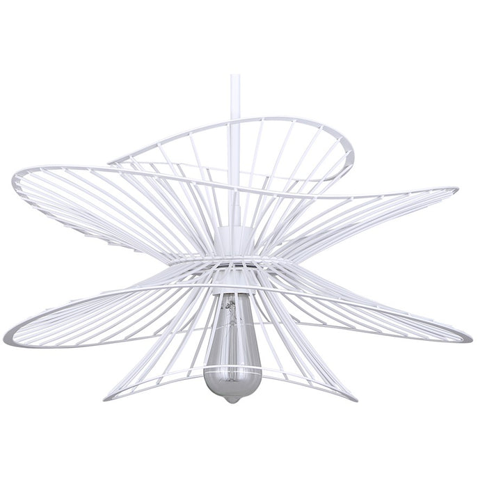 Canarm Channel 1 Light 20" Pendant, White