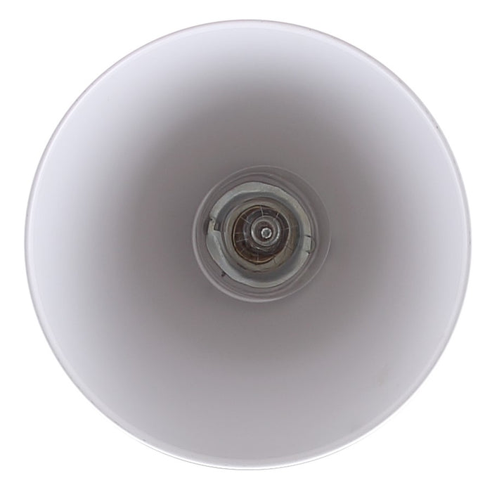 Canarm Ollie 1 Light 7.5" Pendant, Matte White/Gold