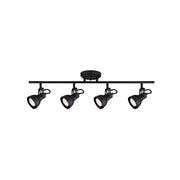 Canarm Polo 9in 1-Light Pendant | Matte Black Steel | Entryway & Kitchen Island | 9 x 9 x 59.75 in | Model IPL222B01BK