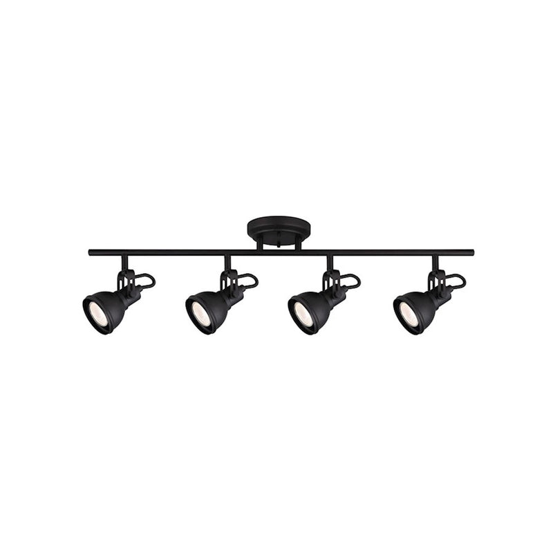 Canarm Polo 9in 1-Light Pendant | Matte Black Steel | Entryway & Kitchen Island | 9 x 9 x 59.75 in | Model IPL222B01BK