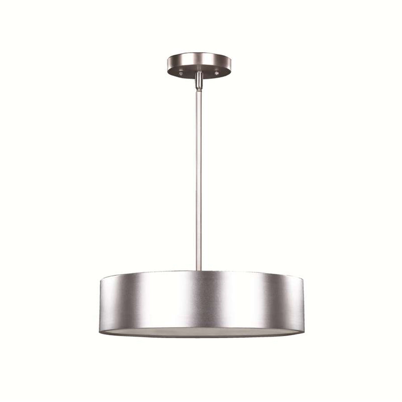 Canarm Dexter 58.5in 3-Light Pendant | Aluminum and Frosted Glass | Kitchen Island & Dining Room | 15.75 x 15.75 x 58.5 in | Model IPL318A03AL