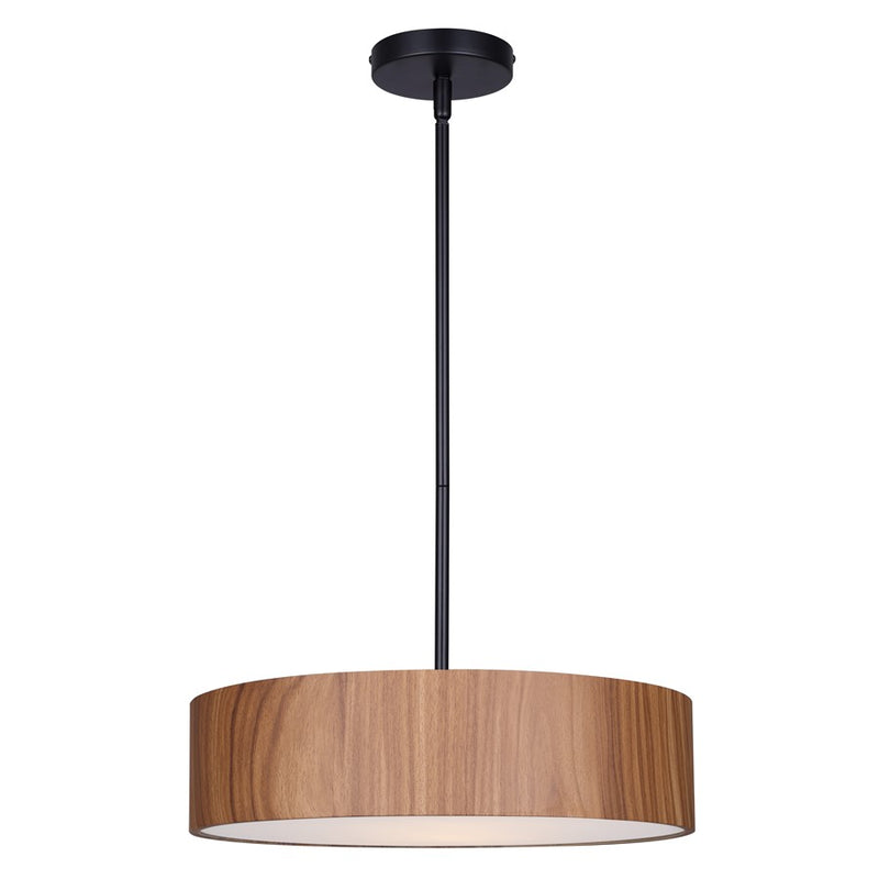 Canarm Dexter 3 Light 16" Pendant, Matte Black