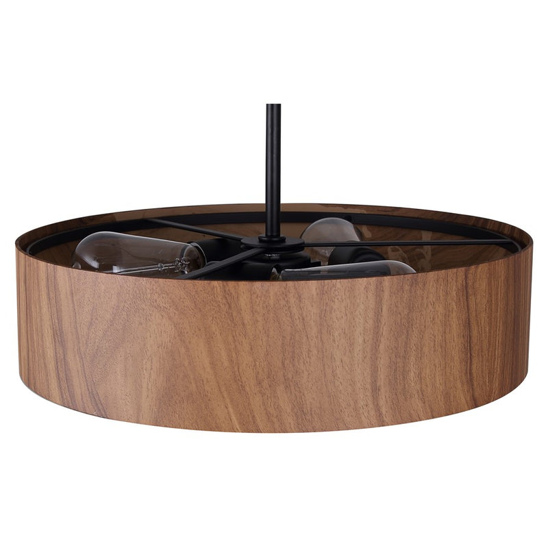 Canarm Dexter 3 Light 16" Pendant, Matte Black