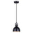 Canarm Polo 1 Light 6.25" Pendant, Matte Black - IPL622A01BK
