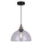 Canarm Thea 1 Light Pendant, Matte Black/Gold