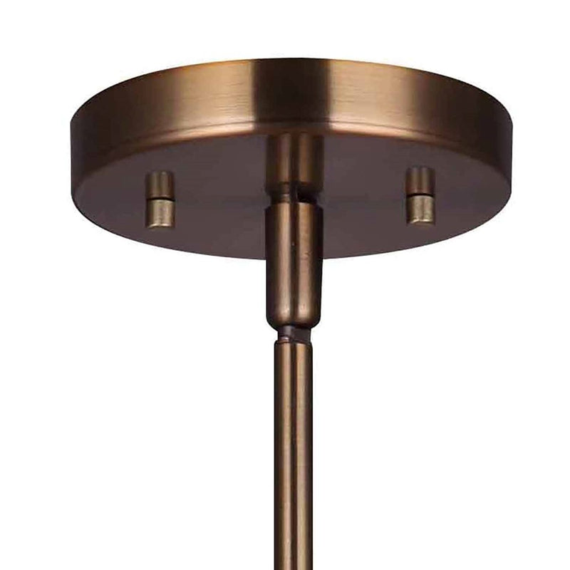 Canarm Viggo 8in 1-Light Pendant | Gold | Kitchen Island & Dining Room | 8 x 8 x 16 in | Model IPL696B01GD
