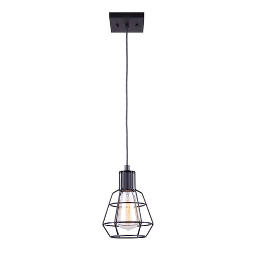 Canarm Wren 1 Light 4" Pendant, Black - IPL702A01BK