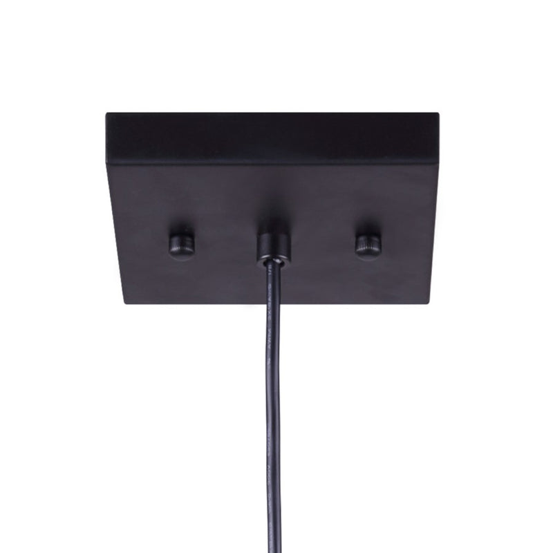 Canarm Wren 6in 1-Light Pendant | Industrial Matte Black | Kitchen Island & Dining Room | 6 x 6 x 11 in | Model IPL702A01BK