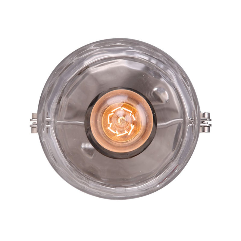 Canarm Arden 5.5in 1-Light Pendant | Brushed Nickel and Clear Glass | Dining Room & Entryway | 5.5 x 58 in | Model IPL707A01BN