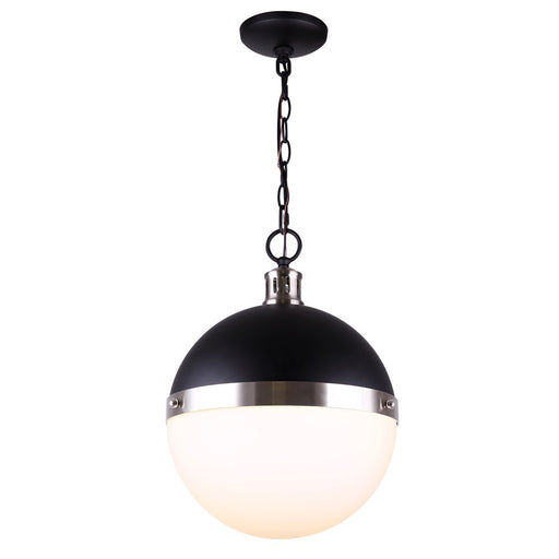 Canarm Delta 1 Light 13" Pendant, Black
