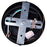 Canarm Jack 1 Light 4.75" Pendant, Black/Grey