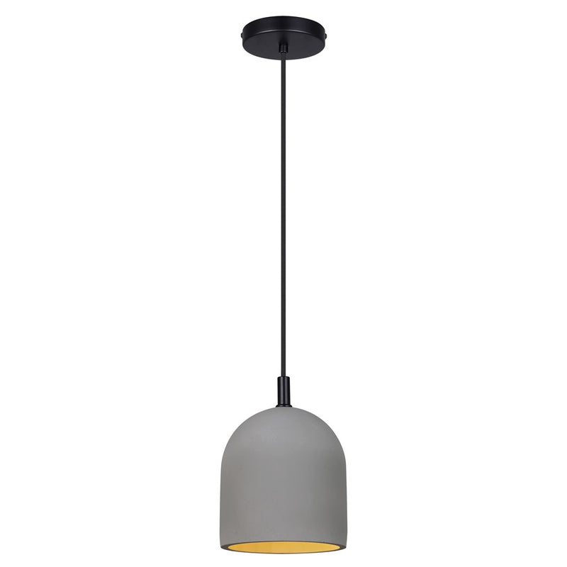 Canarm Jack 1 Light 6" Pendant, Matte Black