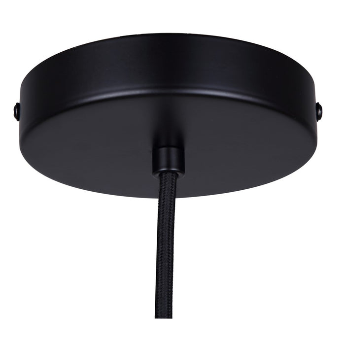 Canarm Jack 1 Light 6" Pendant, Matte Black